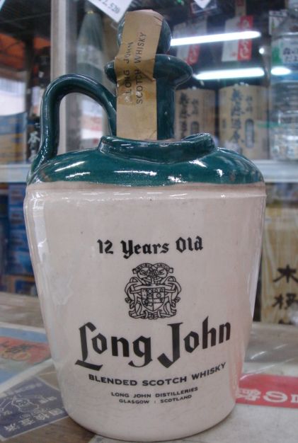 特級表示ロング・ジョン(LONG JOHN）陶器ボトル４3度７５０ｍｌ ウイスキー