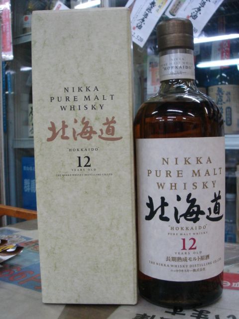 ニッカピュアモルトウイスキー北海道12年NIKKA WHISKY - ウイスキー