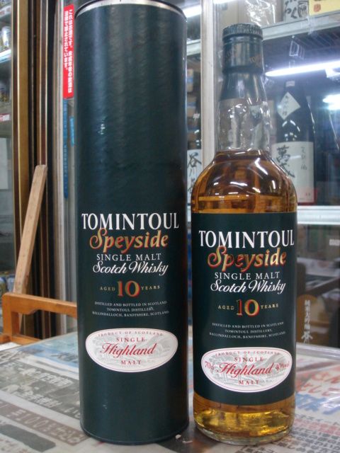 トミントール10年 40度 700ml 旧ラベル ウイスキー