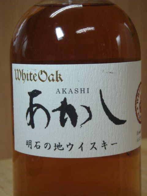 ホワイトオーク 地ウイスキーあかし （ブレンディッド）40度500ml - 酒のはせがわ