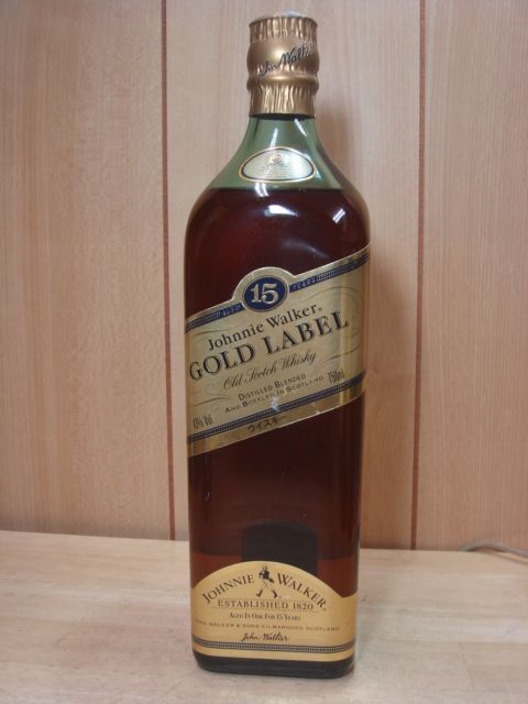 ジョニーウォーカー１５年ゴールドラベル43度750ml正規品 - 酒のはせがわ