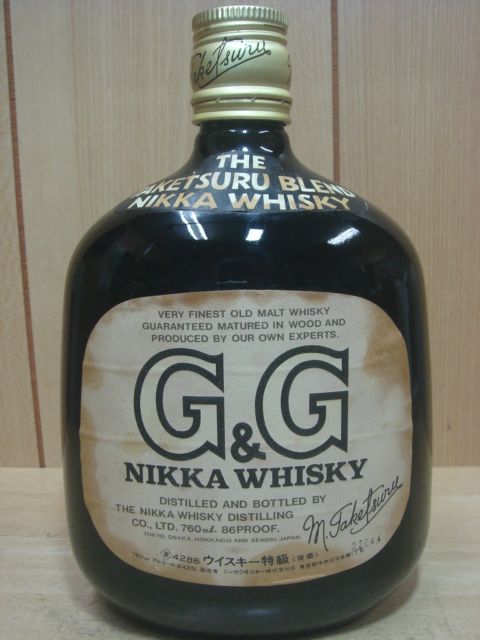 ニッカ G&G 黒瓶白ラベル 特級 43度760ml - 酒のはせがわ