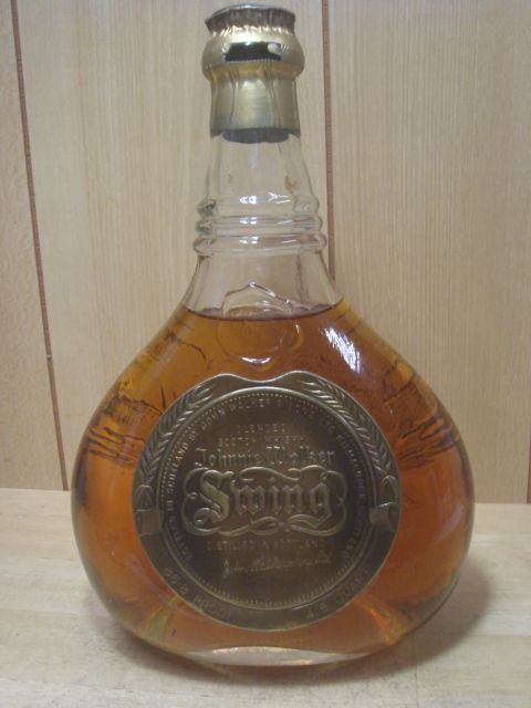 ジョニーウォーカースイング86.8PROOF4/5QUART（760㎖）コルク栓 - 酒