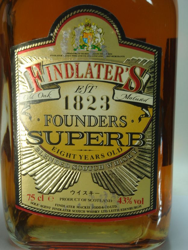 フィンドレーターファウンダーズ スパーブ8年43度750ml正規品 - 酒のはせがわ